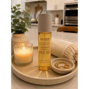 Sun + Moon Sunset Beach Body Mist Sandalwood & Amber 8.5 fl oz Hydration Spray